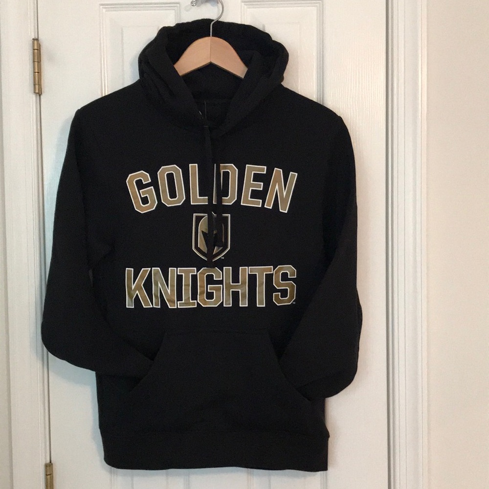 Fanatics Black Golden Knights Pullover Hoodie - Size Small
